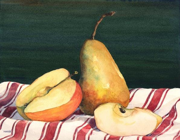 Натюрморт с фруктами