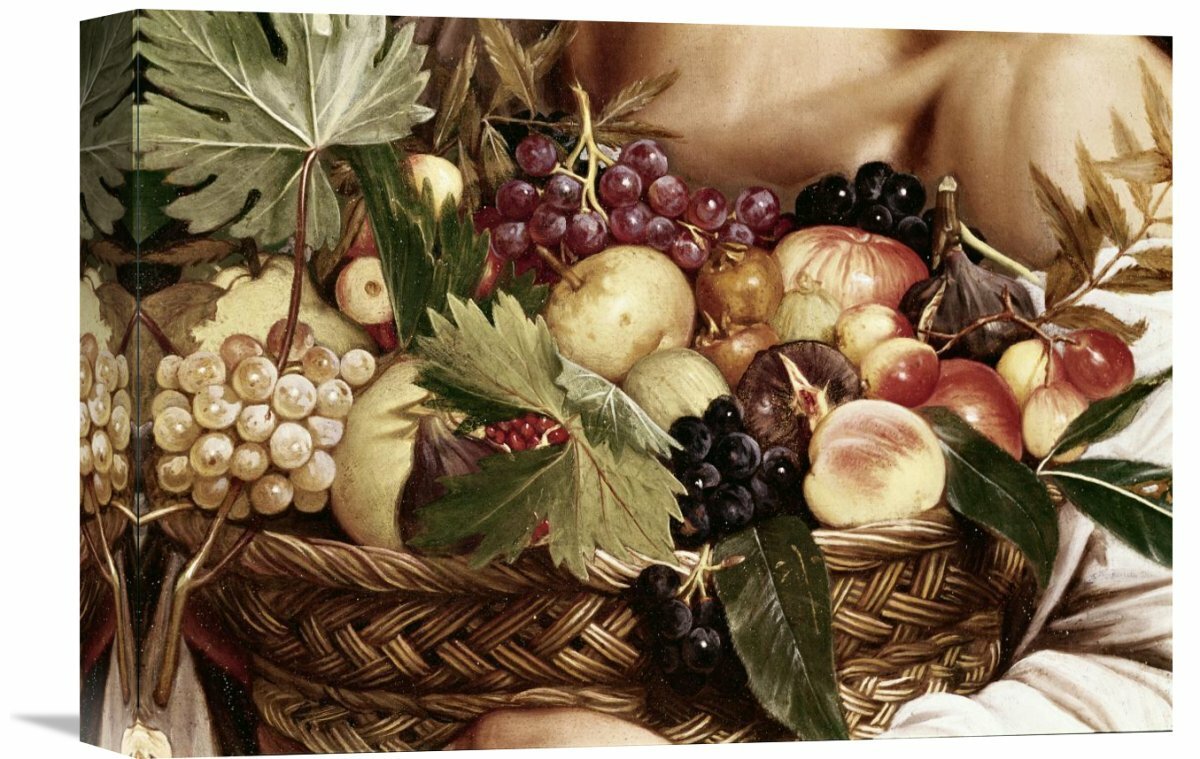 Караваджо корзина с фруктами 1596