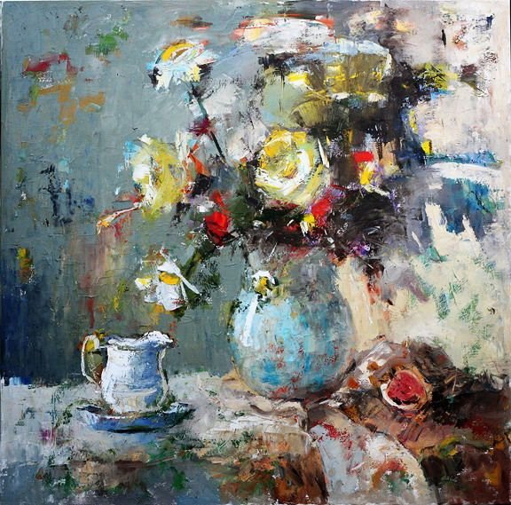 Натюрморты художник туман Жумабаев