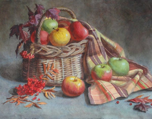 Сергей Андрияка натюрморты акварелью