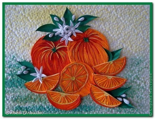 Квиллинг овощи