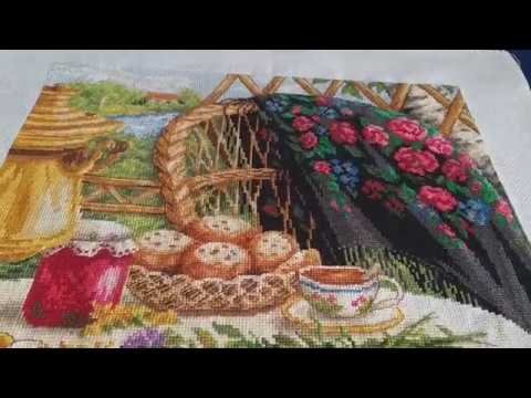 Вышивка крестом летний натюрморт Панна