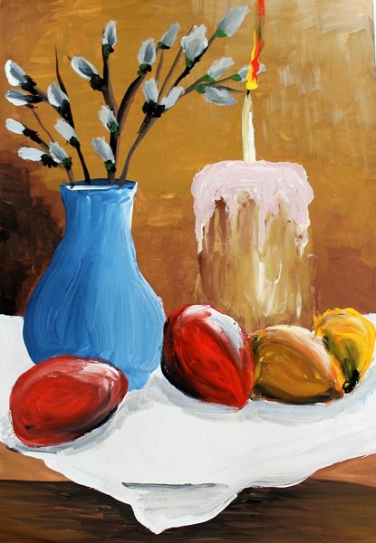 Натюрморт акварелью