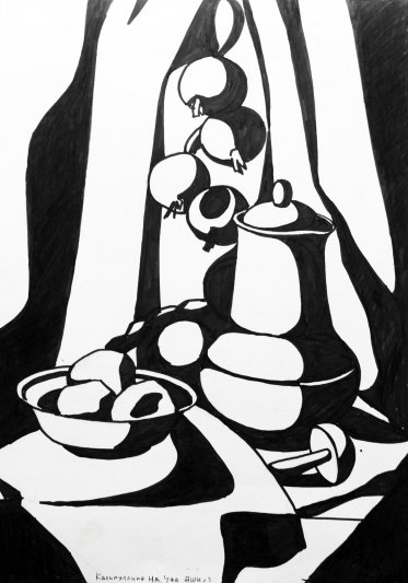 Декоративный линейный натюрморт (50 фото)