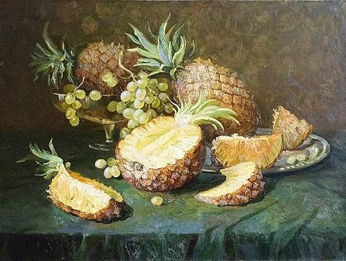 Ананас живопись