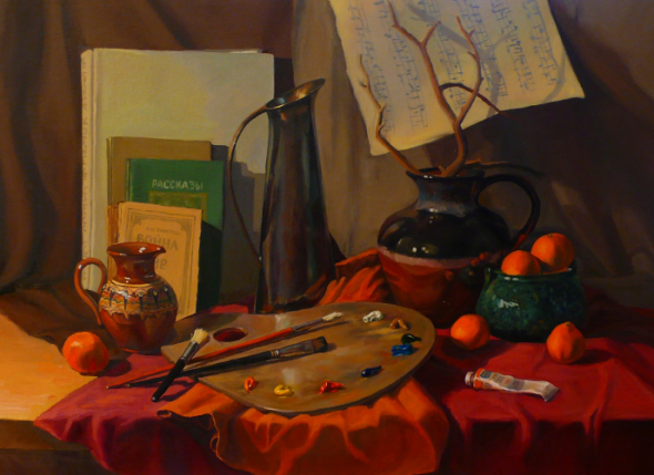 Натюрморт тематический Академия художеств