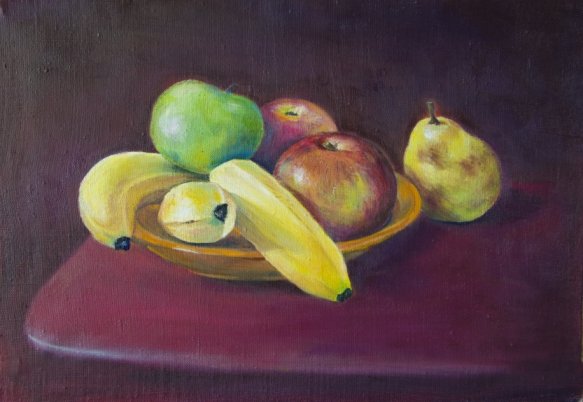 Картины маслом фрукты