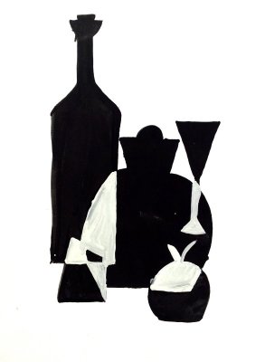 Натюрморт силуэт