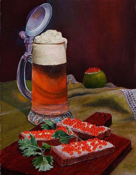 Натюрморт с пивом