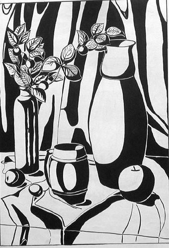 Стилизованный натюрморт Пикассо