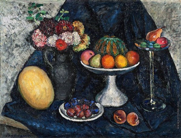 Натюрморт Машкова ананасы и бананы