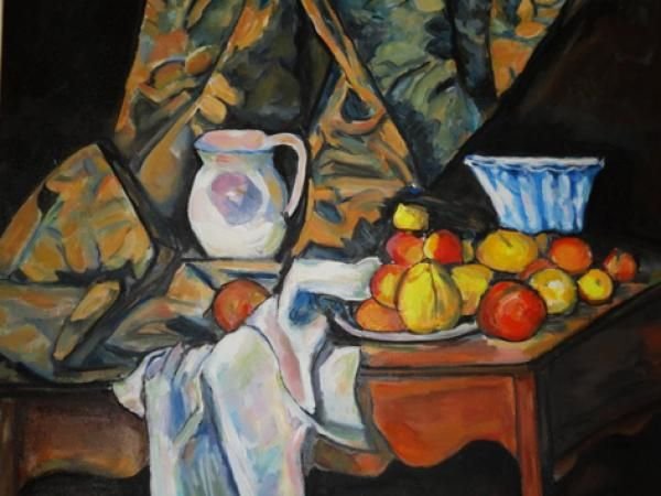 Поль Сезанн персики и груши