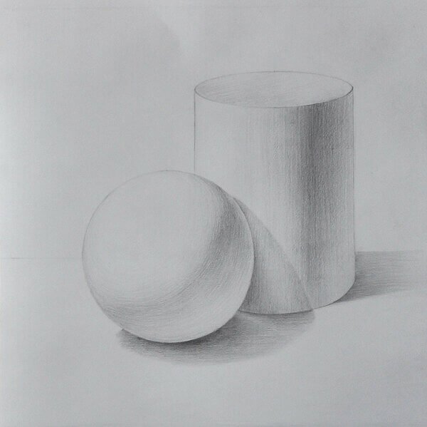 Построение натюрморта из геометрических фигур