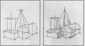 Многообразие форм в графическом натюрморте