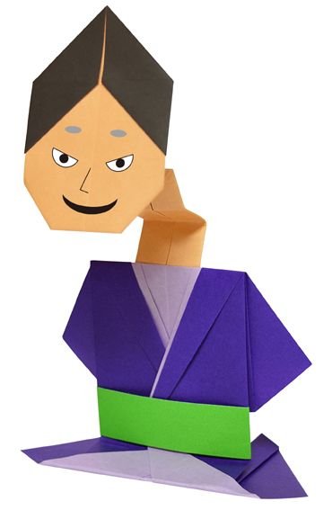 Оригами бык