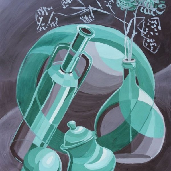 Натюрморт в технике Оверлеппинг