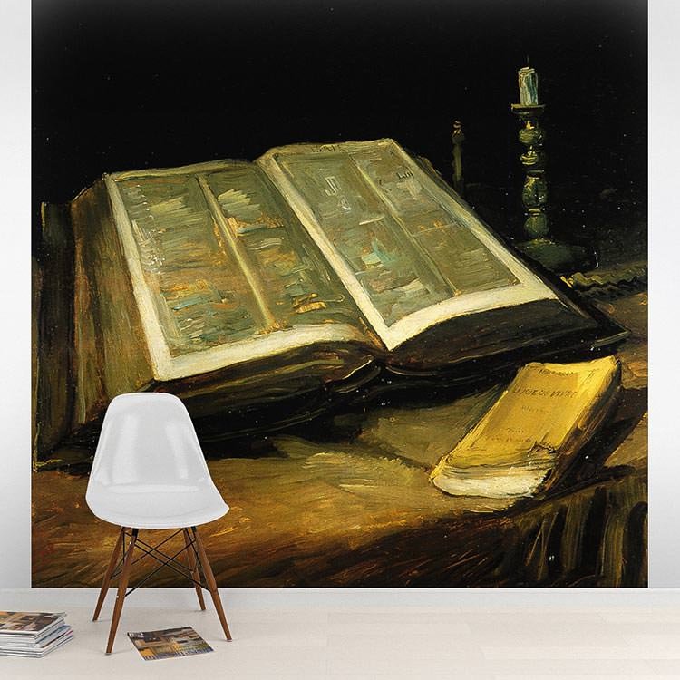 Библая. Винсент Ван Гог натюрморты. Ван Гог Библия. Натюрморт с Библией. Ван Гог натюрморт с Библией с 1885.