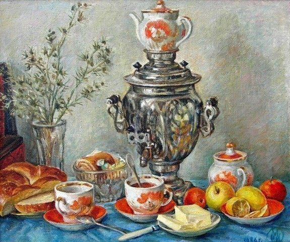 Живопись Бусыгин самовар