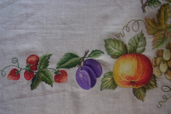 Вышитые овощи