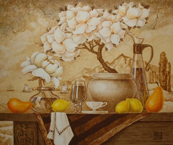Южный натюрморт живопись