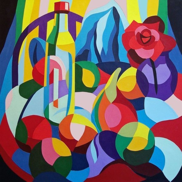 Супрематический натюрморт кубизм