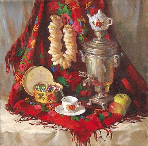 Живопись Бусыгин самовар
