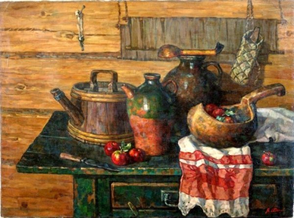 Хохломская роспись натюрморт