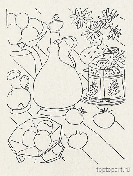 Рукоделие раскраска