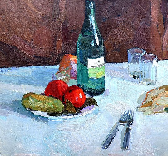 Живопись натюрморт маслом Соцреализм