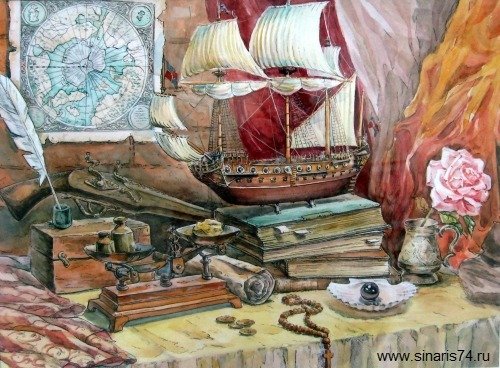 Натюрморт морской тематики