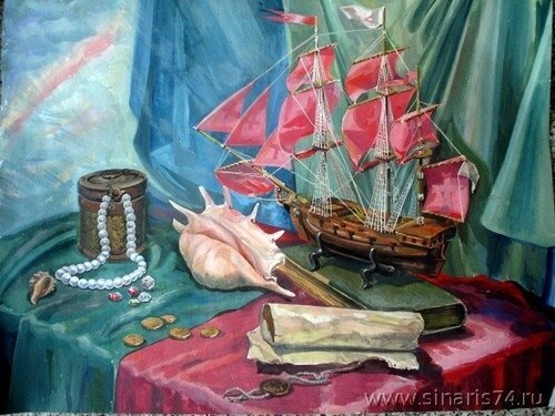 Натюрморт с глобусом и книгами