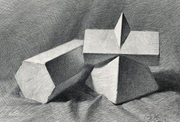 Академический рисунок геометрические фигуры построение