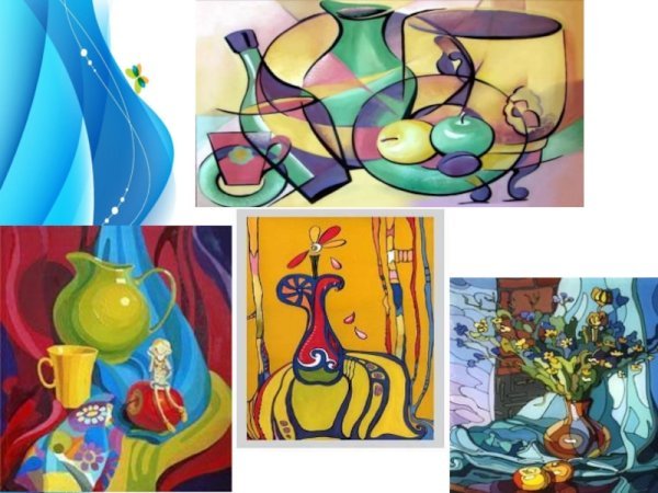 Декоративная живопись натюрморт стилизация натюрморт