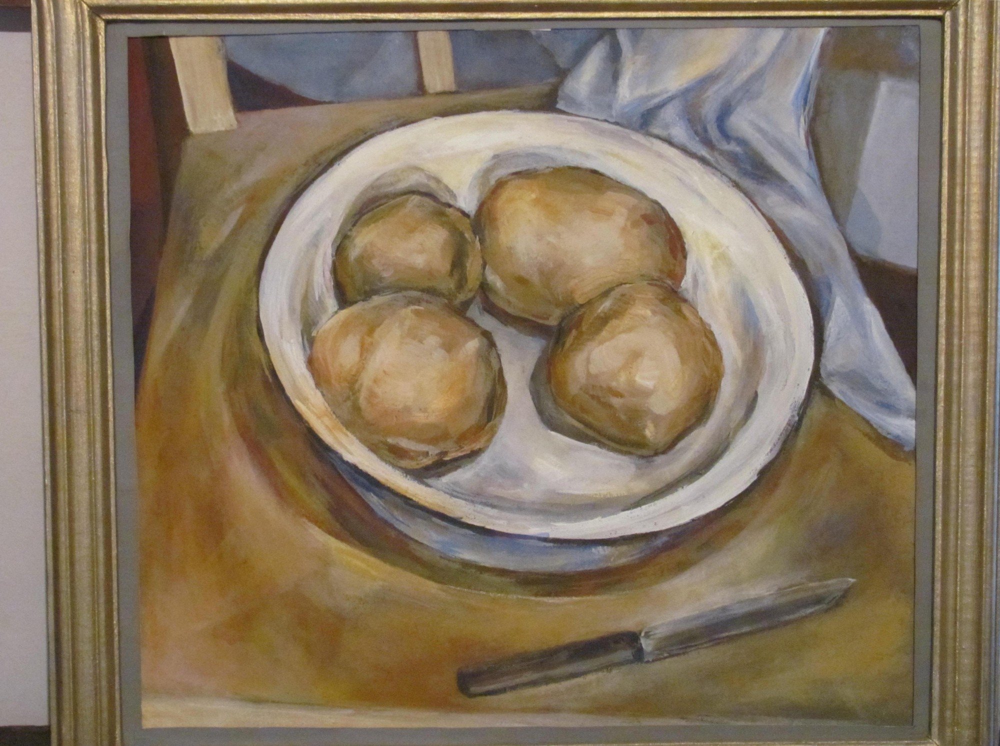 Этюды в живописи картофель