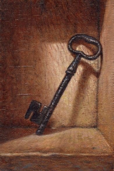 Старинный ключ в живописи