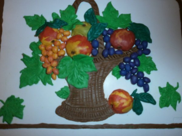 Натюрморт пластилином