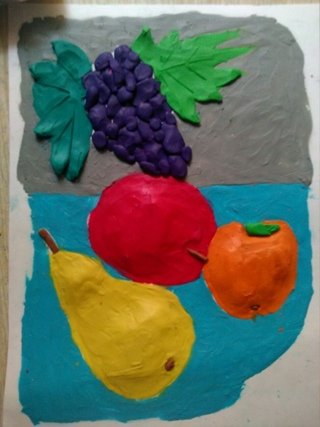 Натюрморт из пластилина