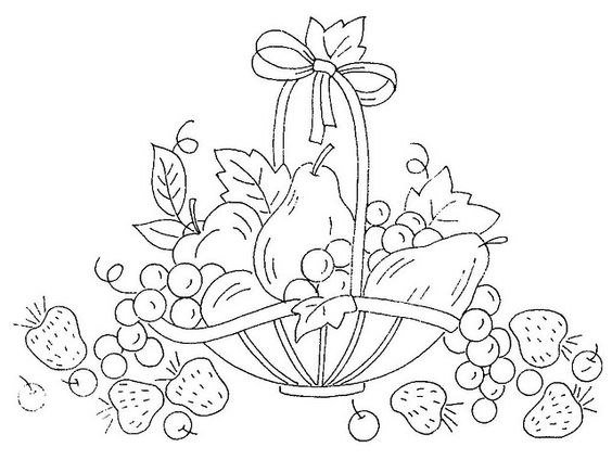 Осенний натюрморт раскраска
