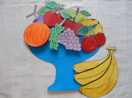 Натюрморт в виде аппликации