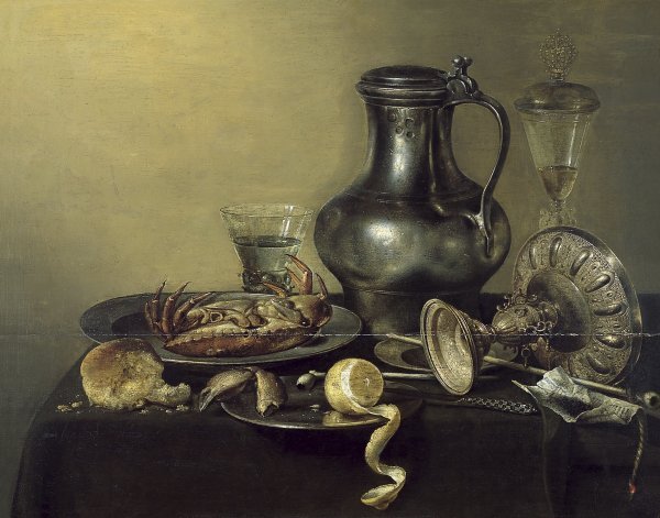 Питер клас ( 1597-1661)«натюрморт с птицей