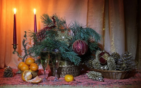 Новогодняя живопись