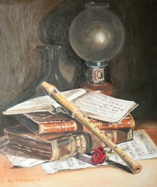 Натюрморт с музыкальными инструментами