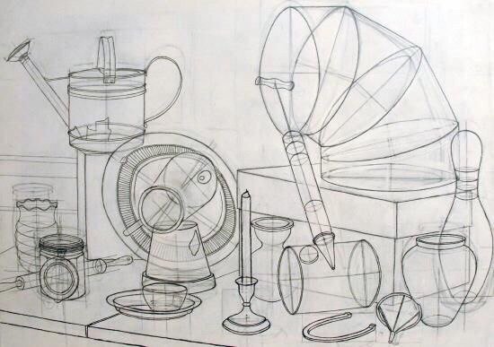 Композиция из бытовых предметов