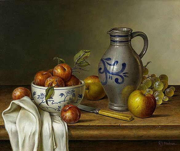 Художник Рой Ходриен натюрморты