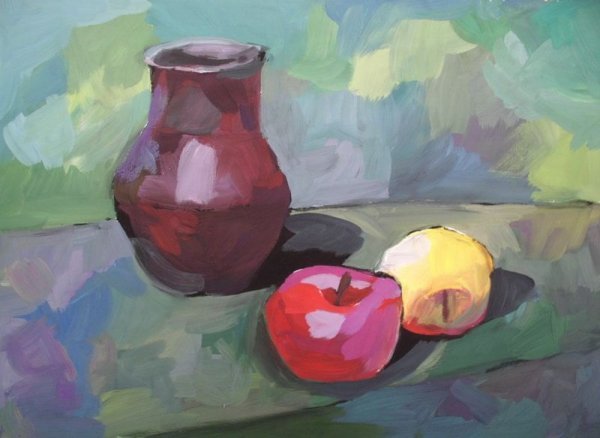 Натюрморт гуашью