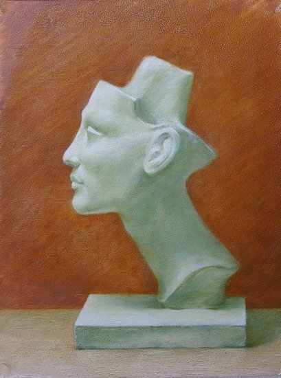 Египетская живопись Нефертити