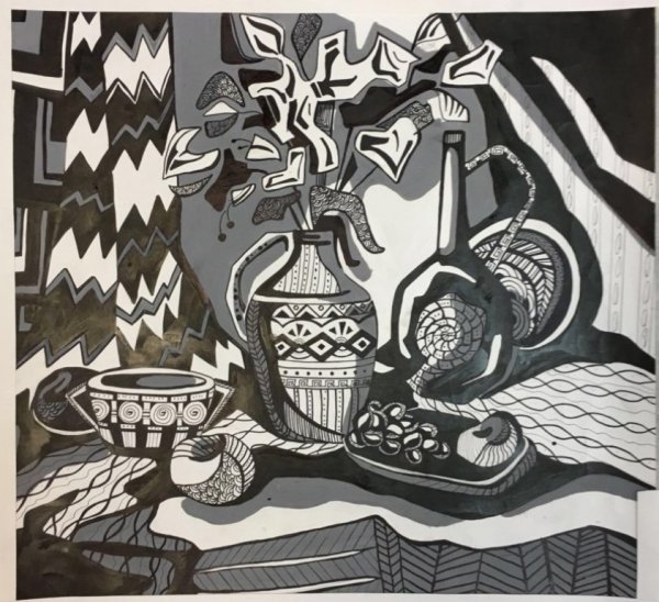 Екатерина Соаха декоративный натюрморт