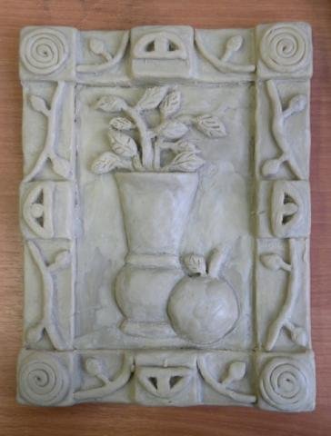 Барельеф керамика