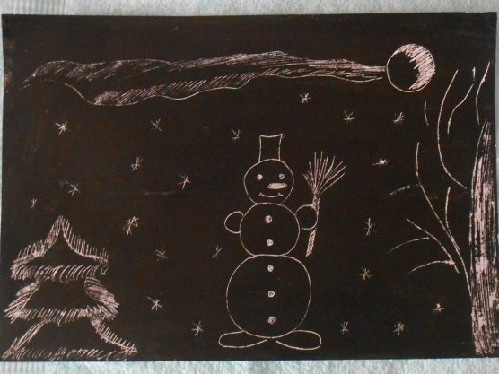 Техника рисования град аж