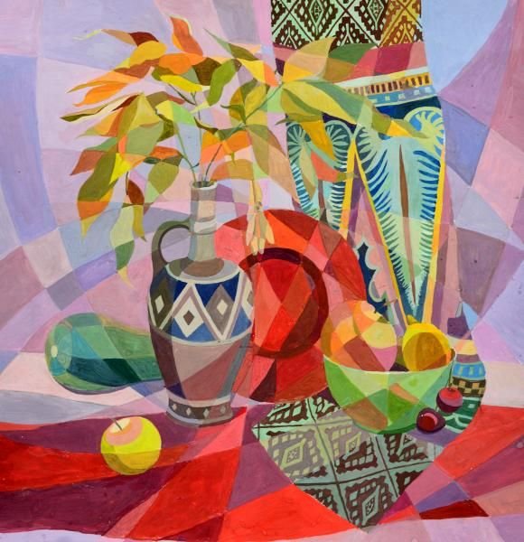 Декоративная композиция натюрморта